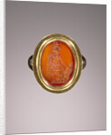 Engraved gem set into a ring by Anonymous