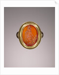 Engraved gem set into a ring by Anonymous