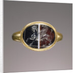 Engraved gem set into a ring by Anonymous