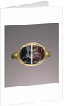 Engraved gem set into a ring by Anonymous
