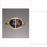 Engraved gem set into a ring by Anonymous