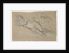 Two Studies of a Reclining Female Nude by Domenico Tintoretto