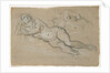 Two Studies of a Reclining Female Nude by Domenico Tintoretto