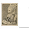 Portrait of a Young Woman Holding a Fan by Charles-Nicolas Cochin II