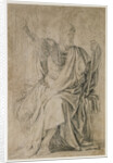 Study for the figure of Astasius by Eustache Le Sueur