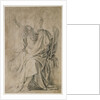 Study for the figure of Astasius by Eustache Le Sueur