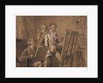 Three Young Artists in a Studio by Louis-Léopold Boilly