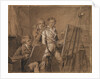 Three Young Artists in a Studio by Louis-Léopold Boilly