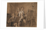 Three Young Artists in a Studio by Louis-Léopold Boilly