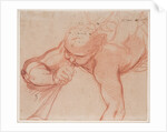 An Angel Blowing a Trumpet (recto), The Virgin and Child with Kneeling Saints (verso) by Mattia Preti