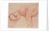 An Angel Blowing a Trumpet (recto), The Virgin and Child with Kneeling Saints (verso) by Mattia Preti