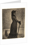 Une élégante (Woman Strolling) by Georges Seurat