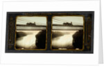 Niagara Falls, Summer View, Suspension Bridge, and Falls in the Distance by Langenheim Brothers [Frederick and William Langenheim]