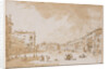 View of Campo S. Polo by Francesco Guardi