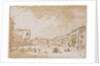 View of Campo S. Polo by Francesco Guardi
