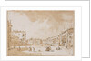 View of Campo S. Polo by Francesco Guardi
