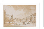 View of Campo S. Polo by Francesco Guardi