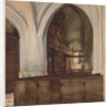 Interior of Abbey of Aramont by François Bonvin