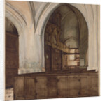 Interior of Abbey of Aramont by François Bonvin