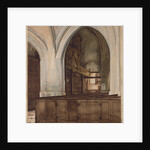 Interior of Abbey of Aramont by François Bonvin
