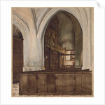 Interior of Abbey of Aramont by François Bonvin