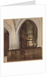 Interior of Abbey of Aramont by François Bonvin