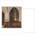 Interior of Abbey of Aramont by François Bonvin