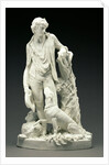 Shepherd with his Dog by Johann Jakob Wilhelm Spängler