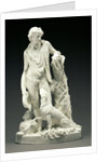 Shepherd with his Dog by Johann Jakob Wilhelm Spängler