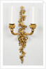 Set of four wall lights by Claude-Jean Pitoin
