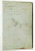 Figure study and inscriptions by Théodore Géricault