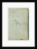 Figure study and inscriptions by Théodore Géricault