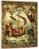 Tapestry: L'Embarquement de l'impératrice, from L'Histoire de l'empereur de la Chine Series by Anonymous