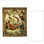 Tapestry: L'Embarquement de l'impératrice, from L'Histoire de l'empereur de la Chine Series by Anonymous