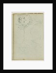 Lion walking, face of lion by Théodore Géricault