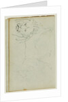 Lion walking, face of lion by Théodore Géricault