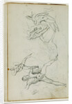 Studies of nude men in combat by Théodore Géricault