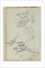 Studies of nude men in combat by Théodore Géricault