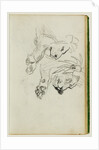 Two lion studies by Théodore Géricault