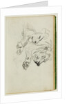 Two lion studies by Théodore Géricault