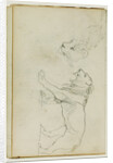 Lion walking, head of a lioness by Théodore Géricault