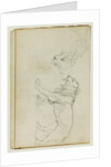 Lion walking, head of a lioness by Théodore Géricault