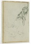 Four lion studies by Théodore Géricault