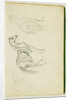 Three horse studies by Théodore Géricault