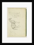 Three horse studies by Théodore Géricault
