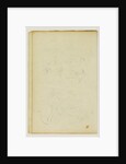 Sketches of head and hind legs of a lion by Théodore Géricault