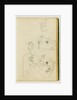 Studies of the head and forelegs of a lioness by Théodore Géricault