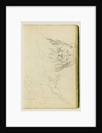 Head on view of seated lion by Théodore Géricault