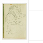 Seated lion by Théodore Géricault
