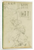 Two compositional studies of a lion hunt by Théodore Géricault